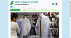 Desktop Screenshot of naturalcleancleaners.com